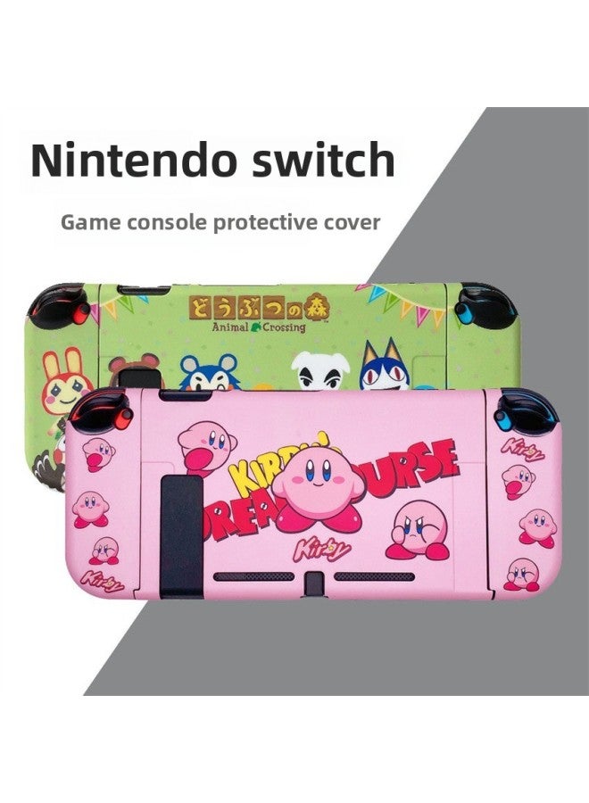Loquat Trade Switch Protective Cover IMD Painted Star Card Nintendo Game Machine TPU Soft Case Split-Model:Milk Pattern  - Image 2
