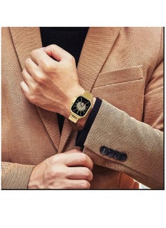 Zoom Plus 2023 New Bluetooth Calling Full Screen Touch Heart Rate Monitoring Ultra Smart Watch Golden  - Image 5