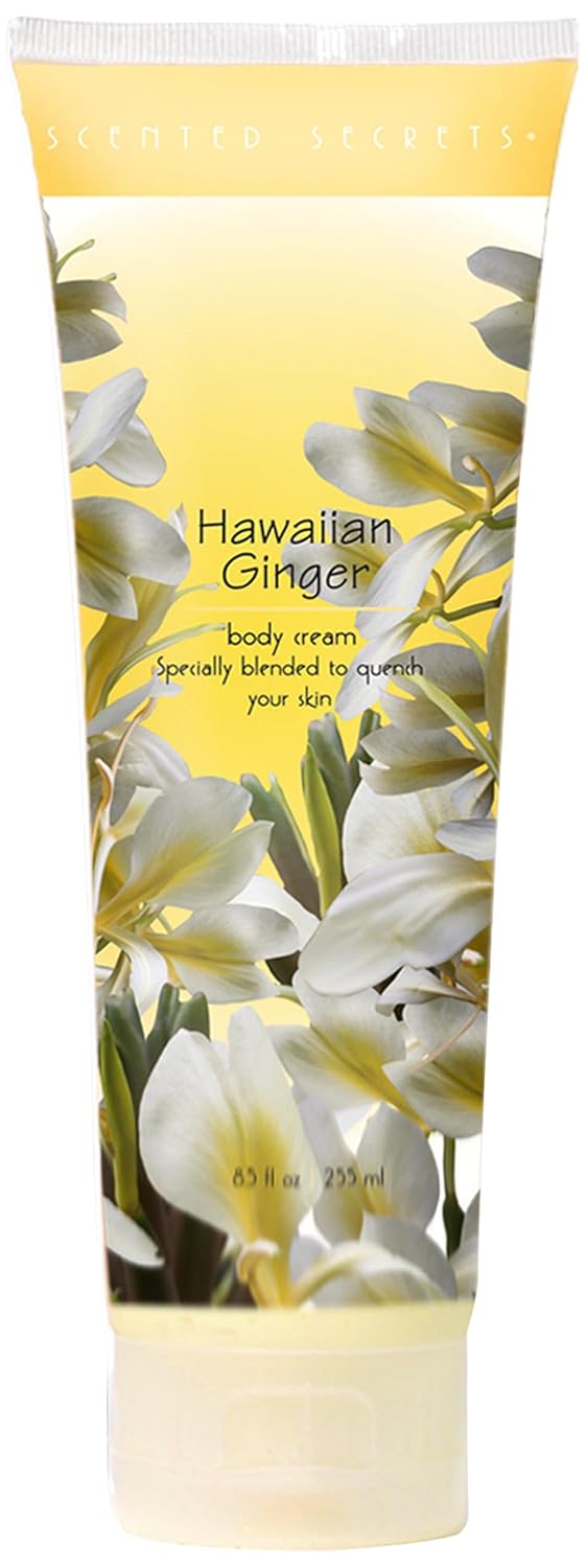 Scented Secrets Body Cream Hawaiian Ginger 85 Ounce - Image 1