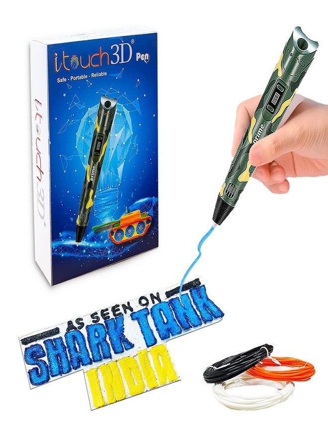 WOL 3D WOL3D Itouch Prime 3D Pen for 3D Printing with Speed Control, Advanced Temperature Regulation, OLED Display & Ergonomic Design – Compatible with variety of Filaments for Creative DIY, Art & Craft. - Image 1