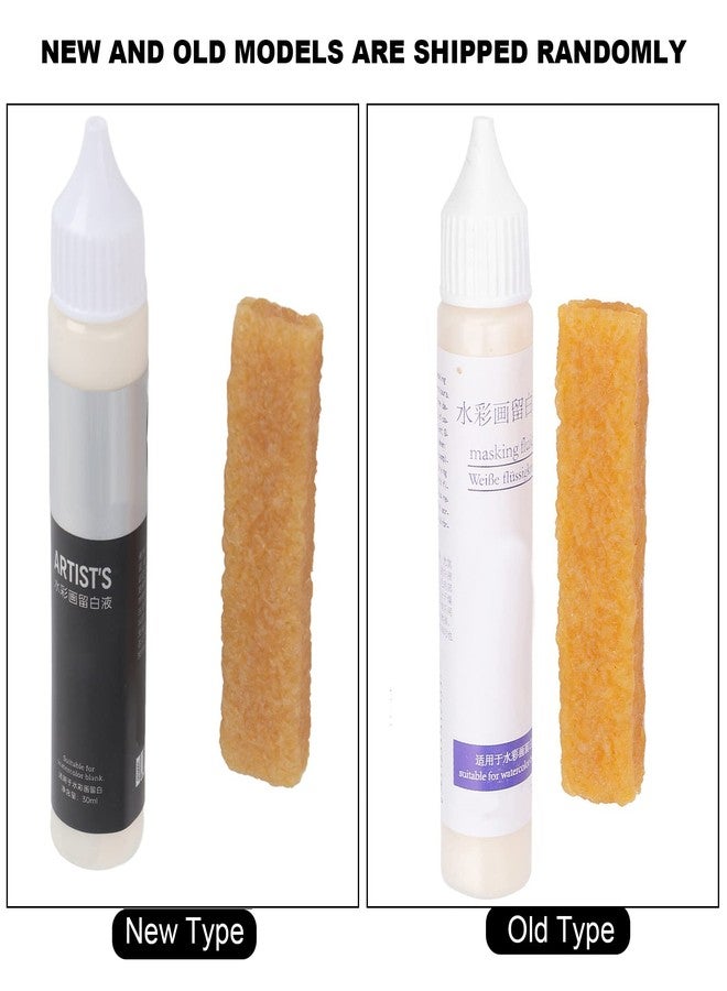Voluxe YBW Art Masking Fluid, White 30ml Watercolor Masking Fluid for Watercolor Painting - Image 5