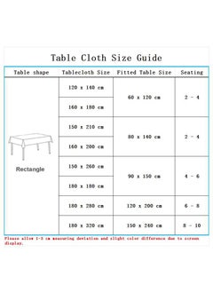 Bluejw 1-Piece Solid Pattern Table Cloth Black  - Image 4