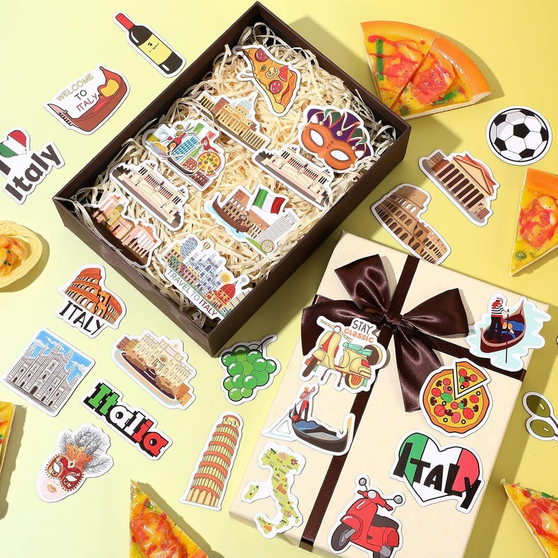 Konohan 30 Pcs Italy Souvenirs Gifts Italy Magnet for Refrigerator City Magnetic Refrigerator Stickers for Home Decoration - Image 3