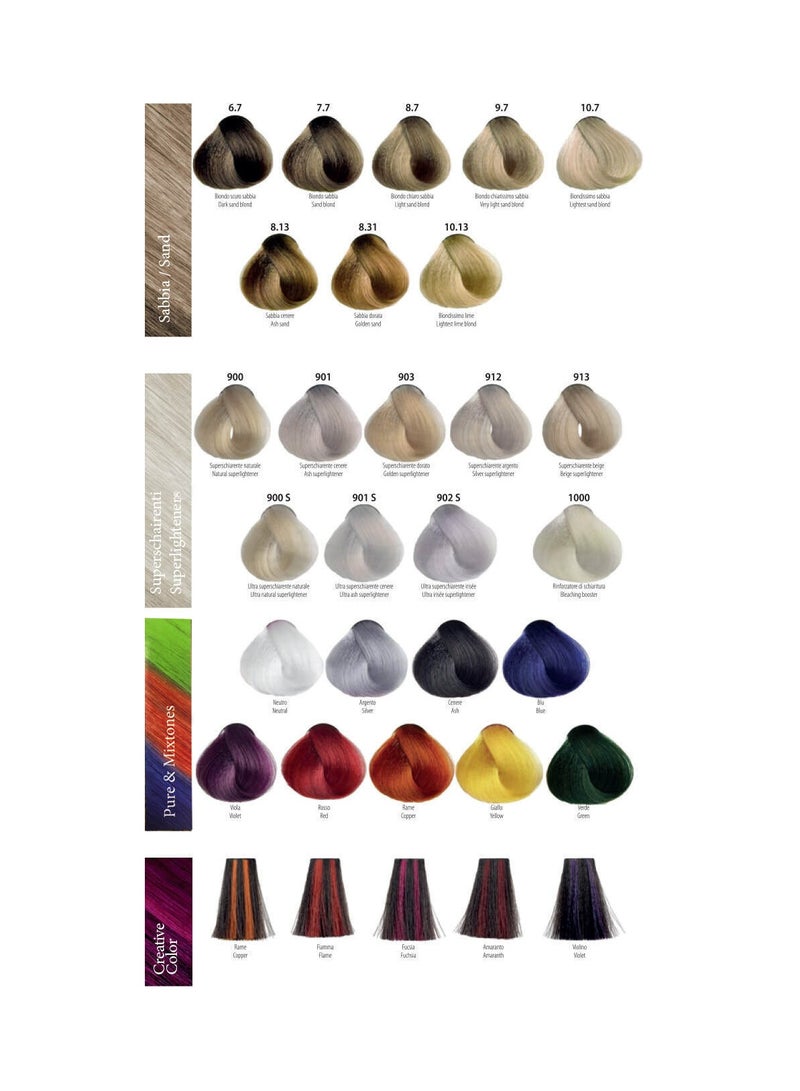 MAXIMA PROFESSIONAL Professional Hair Color Cream With Keratin And Ceramides  Argento Silver Color100 ml - Image 4