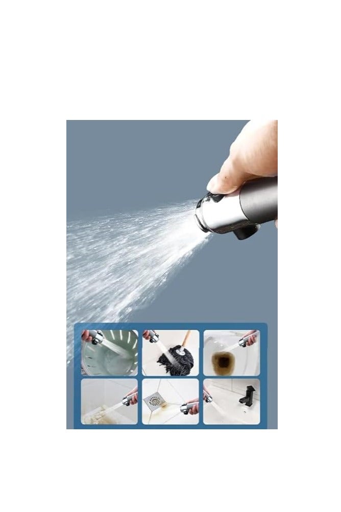 Multifunctional High Pressure Shower Head Filter Handheld Shower Head 3 Water Spray Settings with ON/OFF Switch - Image 4