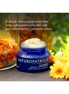 Naturopathica Calendula Essential Hydrating Cream, Soothing Face Moisturizer For Dry And Sensitive Skin, Daily Nourishing Face Cream For Men And Women, 1.69 Fl Oz  - Image 1