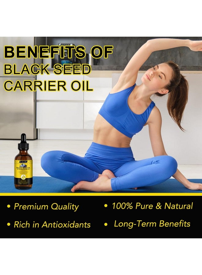 Uocasi Black Seed Oil Organic Cold Pressed - 2Pack, 100% Pure and Natural Liquid, Enriched with High TQ & Dynamic Harmony of Omegas 3 6 9, Hair Growth, Skin Cares, Nourishes and Hydrates Hair, 4.04 Oz  - Image 5