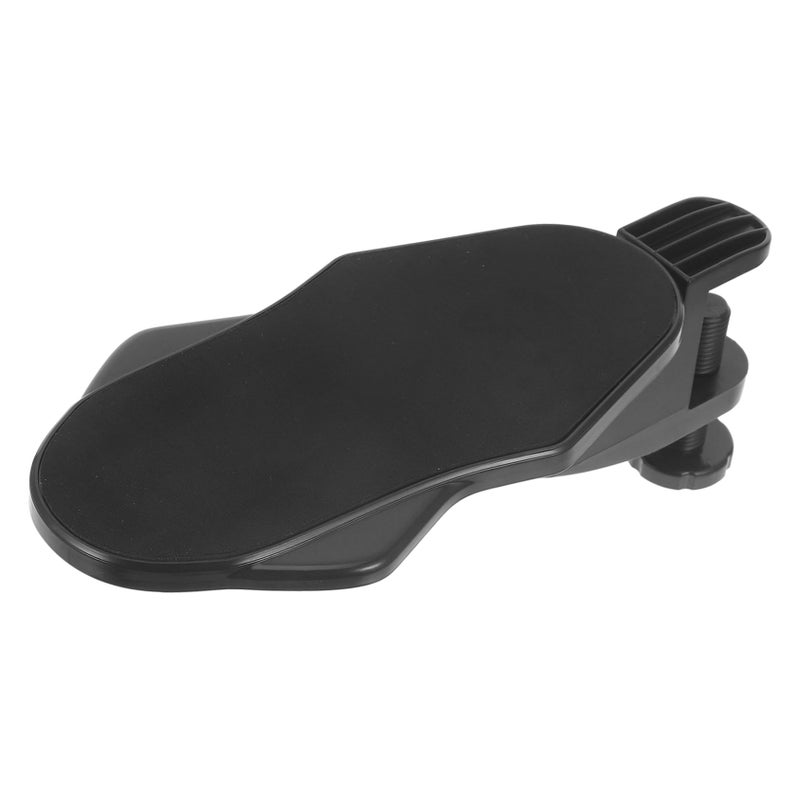 Ergonomic Desk Arm Rest with Punch Installation for Elbow and Wrist Support Gaming Office Use Black - Image 2