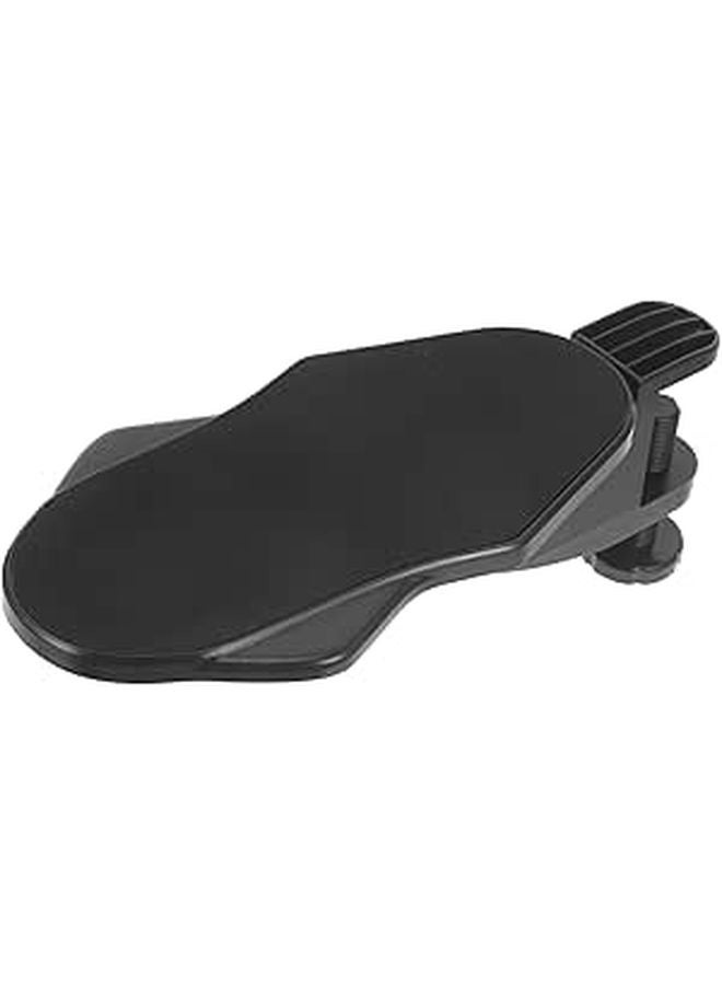 Ergonomic Desk Arm Rest with Punch Installation for Elbow and Wrist Support Gaming Office Use Black - Image 1