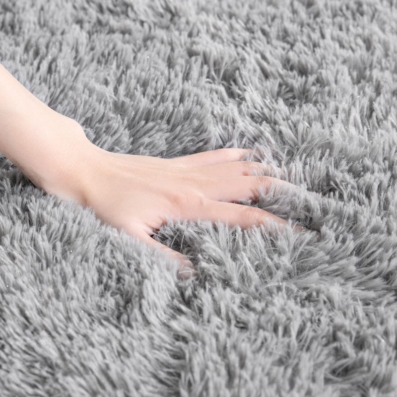 AROGAN Luxury Soft Area Rugs for Bedroom Living Room Plush Shag Rug 4x6 Feet  Grey Fluffy Rug for Kids Girls Playroom Dorm Room  Shag Shag Fuzzy Carpets Plush Rug for Teen Boys Room Nursery Decor - Image 2