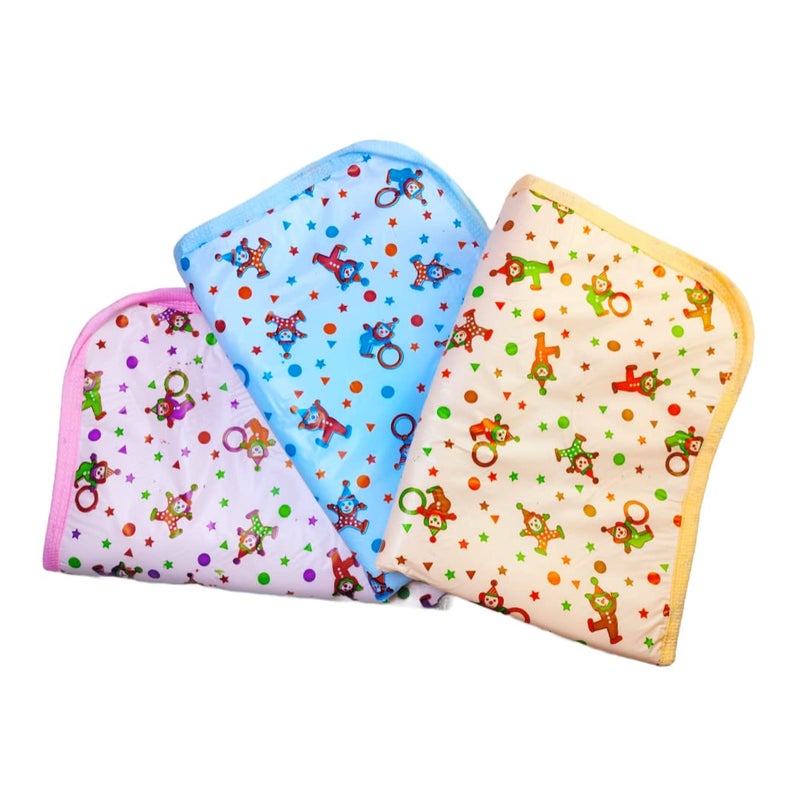 White Bubble Anti-Piling Quick Dry Waterproof Baby Sheet - Cotton Bed Protector for Newborns - Image 5