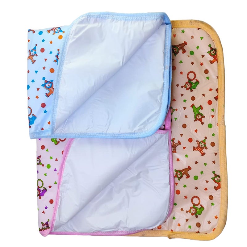 White Bubble Anti-Piling Quick Dry Waterproof Baby Sheet - Cotton Bed Protector for Newborns - Image 4