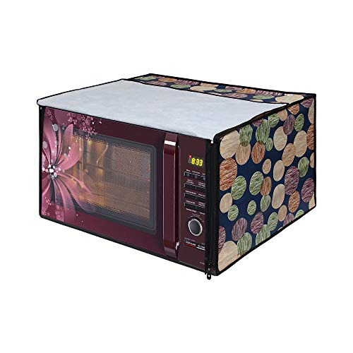 Lithara Printed Waterproof Microwave Oven Cover for LG 28 Litre Convection Microwave Oven MC2846BCT | Sams71 (Multicolor) - Image 1