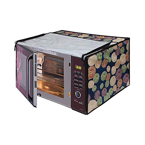 Lithara Printed Waterproof Microwave Oven Cover for LG 28 Litre Convection Microwave Oven MC2846BCT | Sams71 (Multicolor) - Image 2