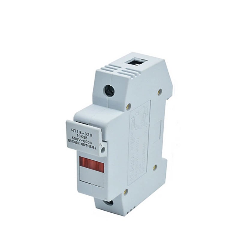 2A Ceramic Fast Blow Fuse Holder Base with 10 Fuses for LCD LED Light DIN Rail Mount - Image 4