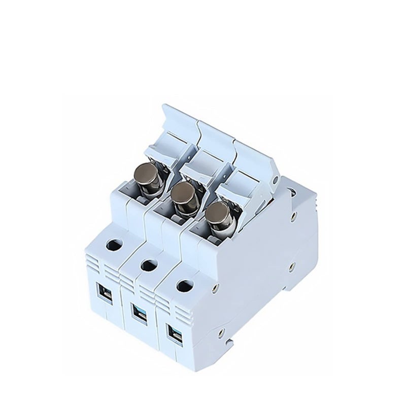 2A Ceramic Fast Blow Fuse Holder Base with 10 Fuses for LCD LED Light DIN Rail Mount - Image 5