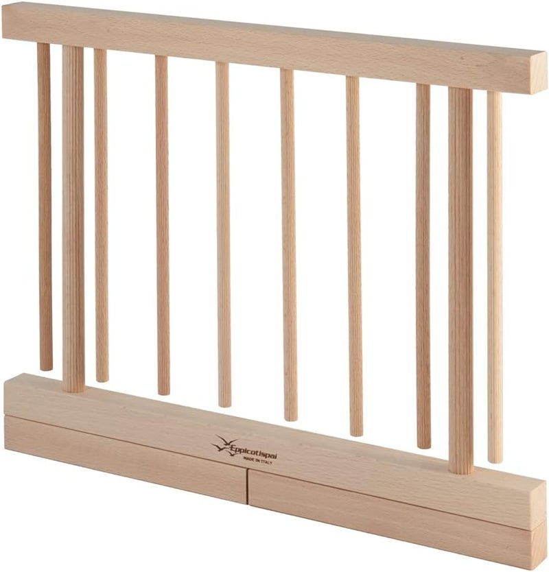 Eppicotispai EP 102 Natural Beechwood Collapsible Pasta Drying Rack - Image 3