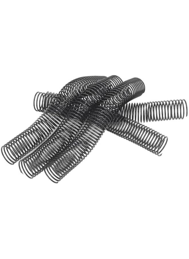 Generic 18 Pcs Plastic Spiral Binding Coils 310 Sheet Capacity Binding Spirals Rings Spines Wire Combs Spines Coils, 4 : 1 Pitch, 3/2 Inch Spiral Binding Coils for Office Documents, 791dwyxegb  - Image 1