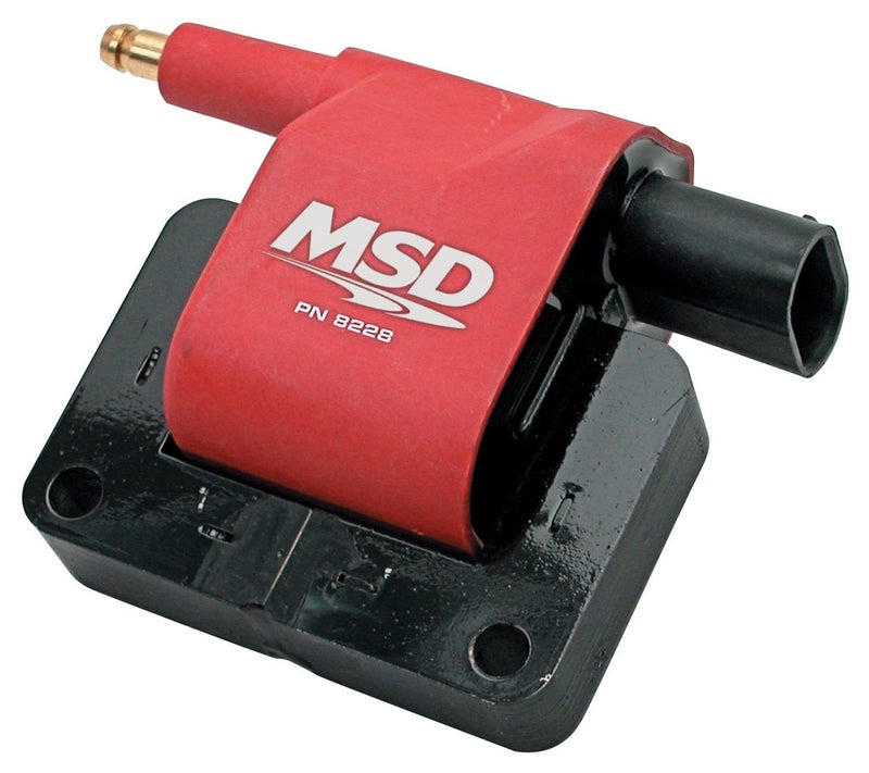 MSD 8228 Ignition Coil Blaster Series 2pin design Red Individual