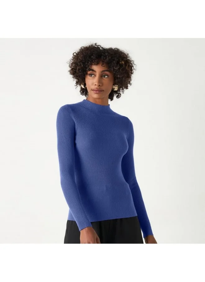2Xtremz 2Xtremz Ribbed Sweater with Long Sleeves