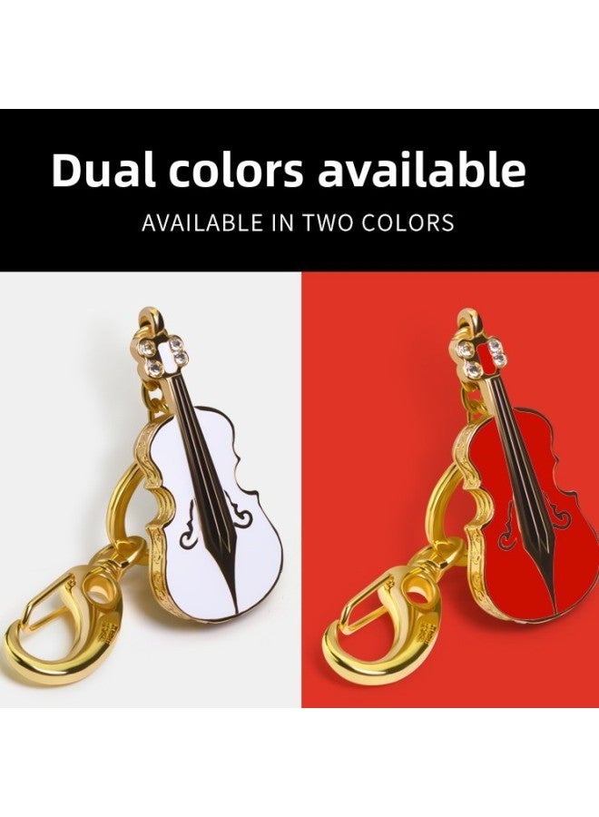 Direct Creative Violin Music U Disk Exquisite Metal Violin U Disk Crystal Violin U Disk-Color:White-Capacity:512MB  - Image 3