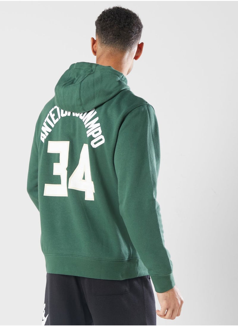 Nike - Milwaukee Bucks Club Hoodie - Image 1