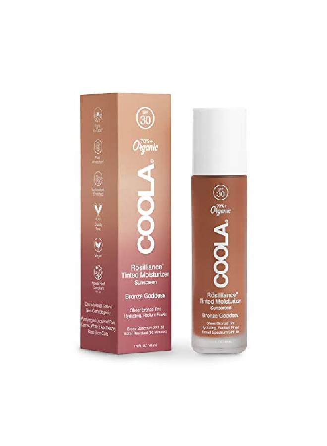 COOLA Organic Rosilliance Bb Cream With Spf 30 Tinted Moisturizer Sunscreen & Foundation Dermatologist Tested Bronze Goddess 1.5 Fl Oz  - Image 2