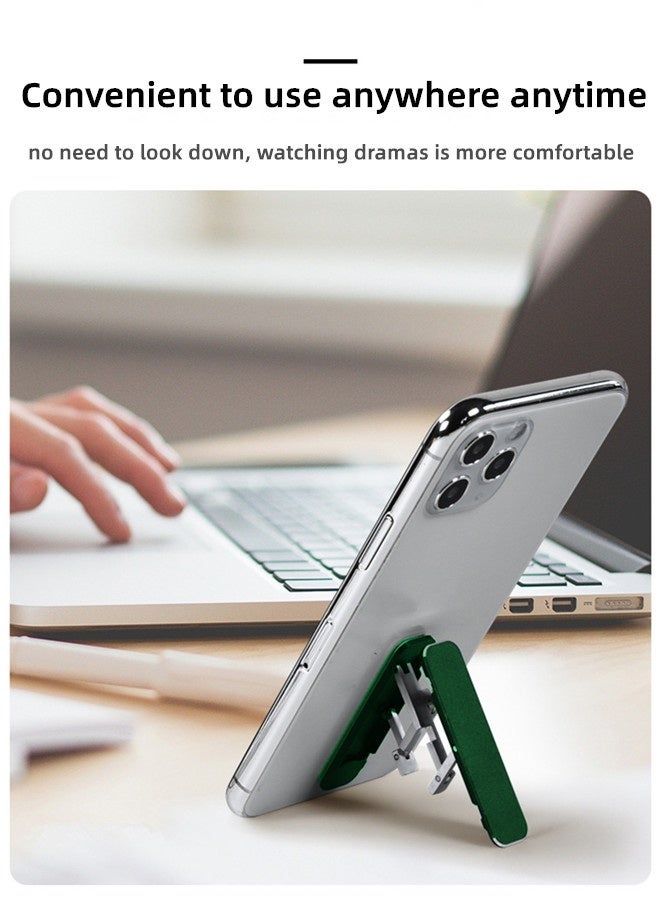 Mobile and Tablet Holder Mount-new design,Mobile Phone Case Back Sticker, Folding metal/Ultra-thin mini invisible Holder,Mobile and Tablet Stand/Mount/Holder-Green - Image 5