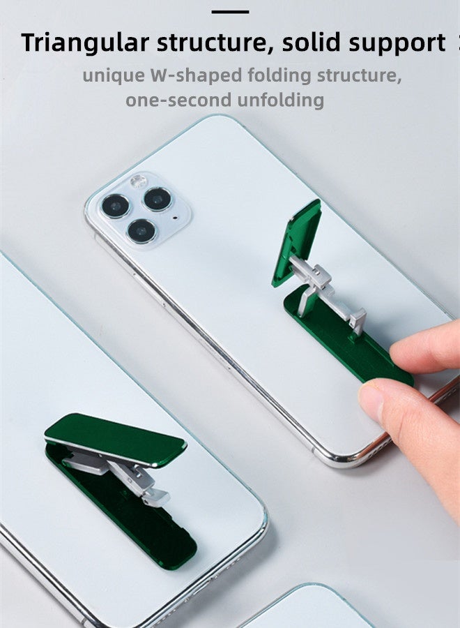 Mobile and Tablet Holder Mount-new design,Mobile Phone Case Back Sticker, Folding metal/Ultra-thin mini invisible Holder,Mobile and Tablet Stand/Mount/Holder-Green - Image 4