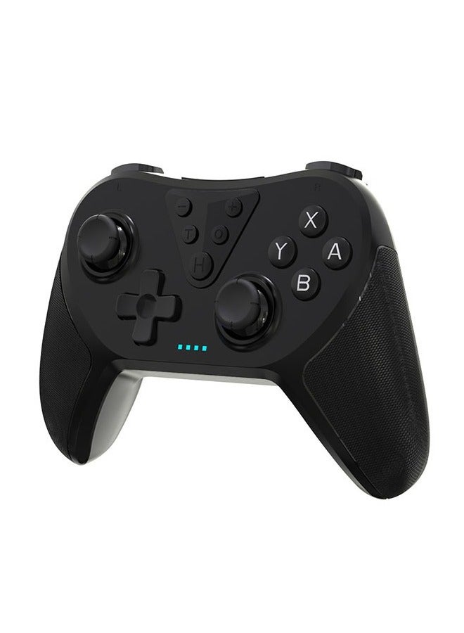 JOYFOCUS Bluetooth Game pad With Wake Up Switch Gaming Wireless Game pad With Vibration Sensing Six-Axis Black - Image 2