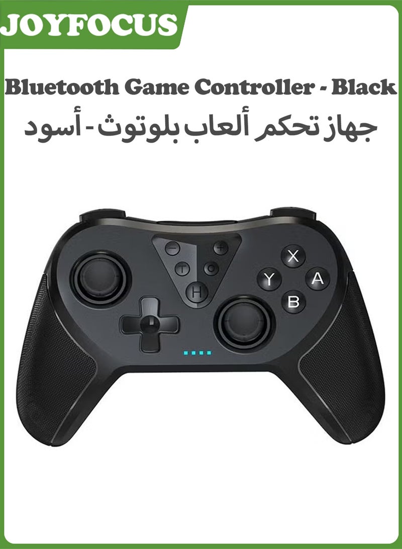 جوي فوكس لوحة ألعاب بلوتوث مع لوحة ألعاب لاسلكية للألعاب Wake Up Switch مع مستشعر اهتزاز بستة محاور سوداء - Image 1