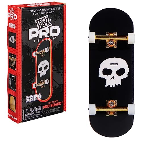 TECH DECK, Zero Pro Series Finger Board with Storage Display, Built for Pros; Authentic Mini Skateboards, Kids Toys for Ages 6 and up - Image 1