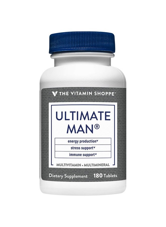 The Vitamin Shoppe - Ultimate Man Multivitamin High Potency Multi Energy & Antioxidant Blend Daily Multi Mineral Supplement For Optimal Men - Image 1