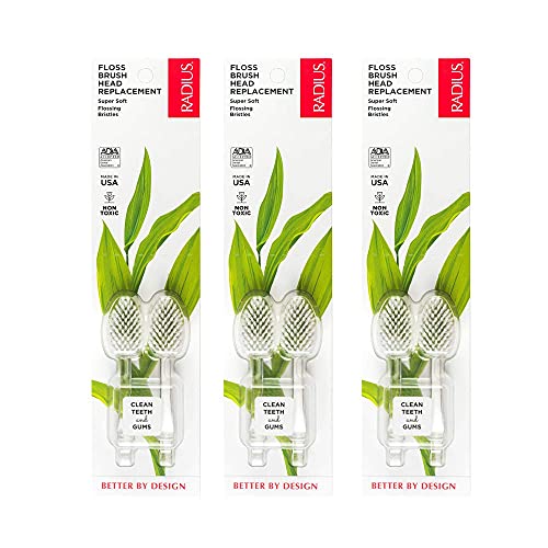 Radius Replacement Head 3-Pack [2 Replacement heads per pack], SuperSoft - Image 1