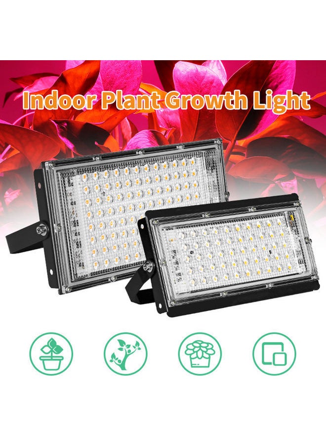 NIBEMINENT AC180-240V 50W Indoor Plant Growth Full Spectrum Light Lamp Black/Clear 20.70 x 3.00 11.50cm  - Image 3
