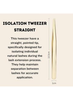 BBC Professional Golden Vloume Tweezers Set Of 4  - Image 2