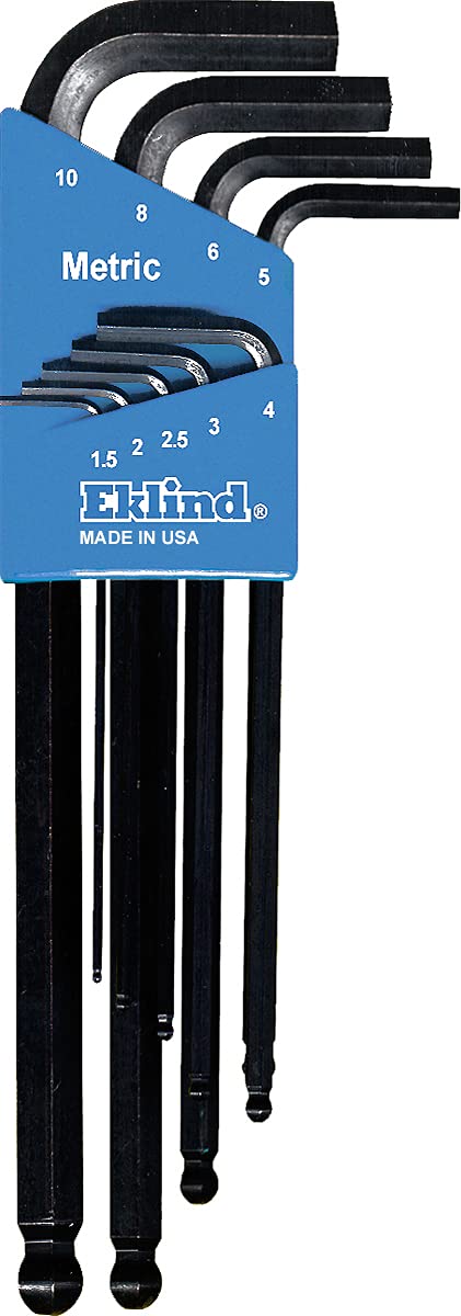 Eklind Tool Eklind 13222 Ball-Hex L-Key allen wrench Combo- Inch / MM (2 sets 22pc), 22-piece set - Image 3