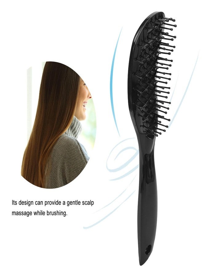CXCTCT 9 Row Curved Detangling Hair Brush Removable Styling Blow Dry Comb - Image 3