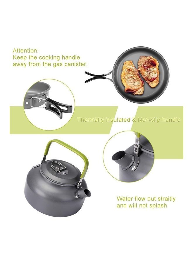 Y&D Picnic Camping Cookware Ultra-Light Portable Outdoor 18.8x18.5x12.7cm - Image 5