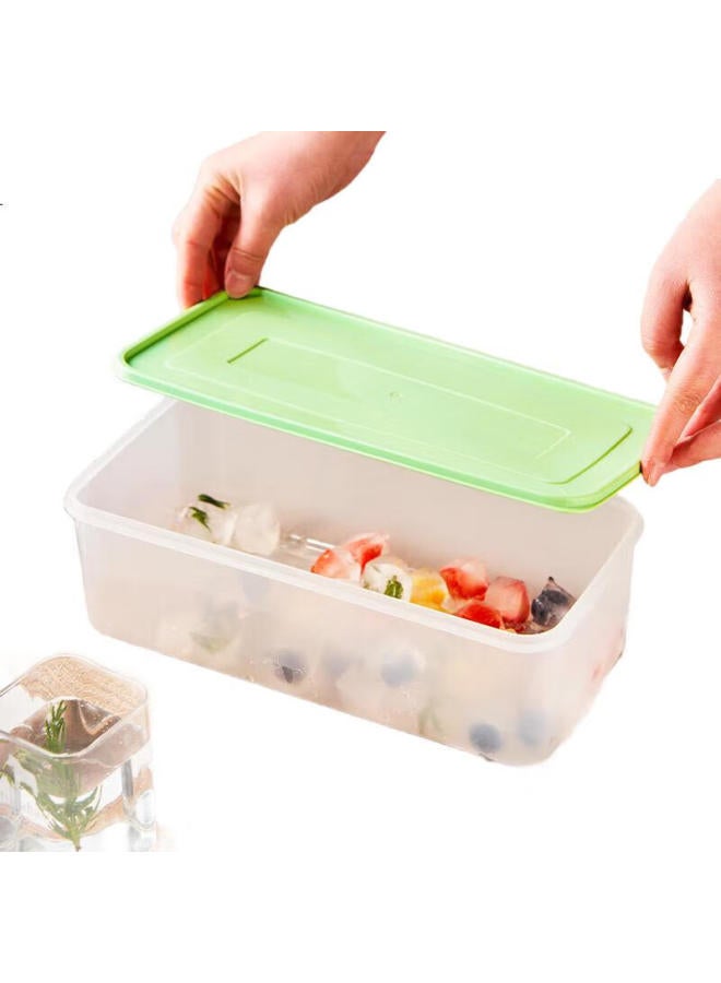 Suncojia Ice Cube Tray Mold, Ice Cube Box, Ice Maker, Ice Mold Box With Lid, Ice Bag, Ice Storage And Preservation Box, 75 Grids With Lid - Image 2