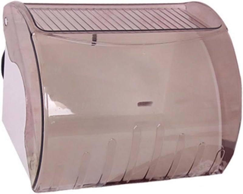 DOITOOL Elegant Wall-Mounted Paper Towel Holder Plastic Roll Tissue Box Suction Cup Toilet Paper Stand - Image 1