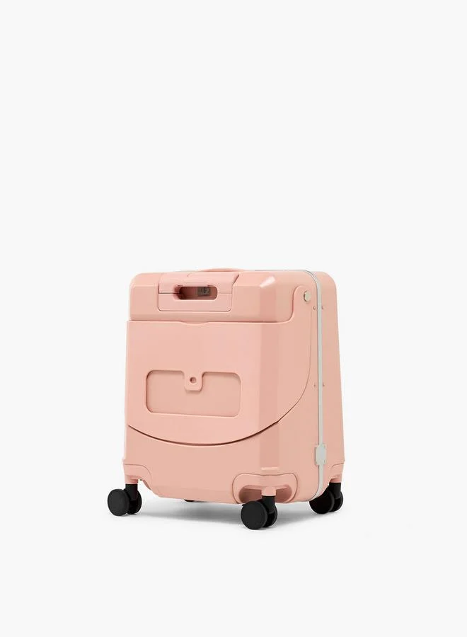 Wave PINK Solid Hardcase Trolley Bag With Retractable Handle for Women | Best Price UAE