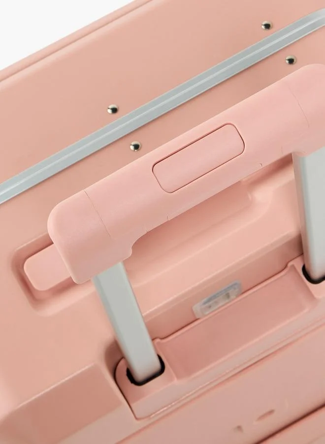 Wave PINK Solid Hardcase Trolley Bag With Retractable Handle for Women | Best Price UAE
