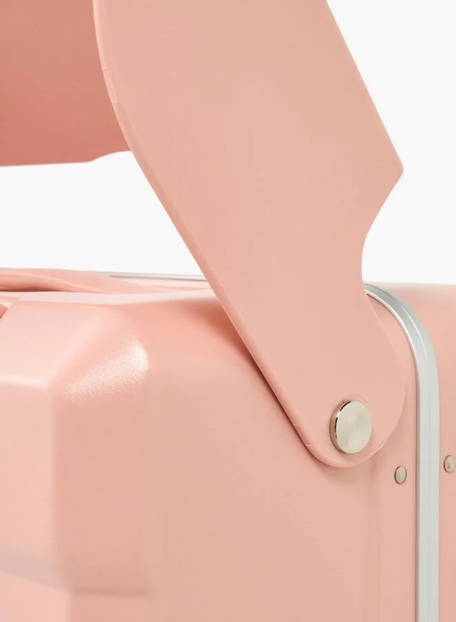 Wave PINK Solid Hardcase Trolley Bag With Retractable Handle for Women | Best Price UAE