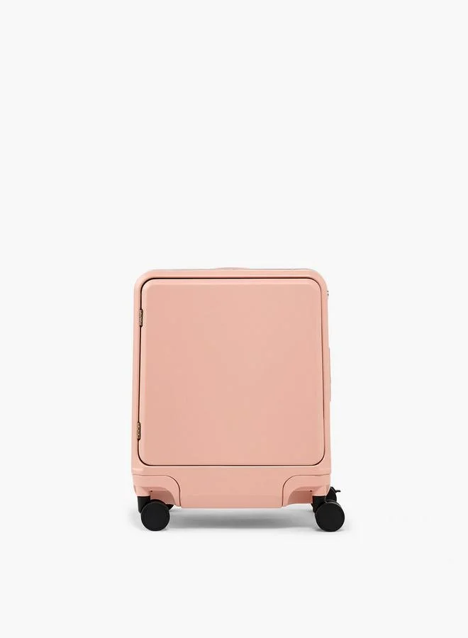 Wave PINK Solid Hardcase Trolley Bag With Retractable Handle for Women | Best Price UAE