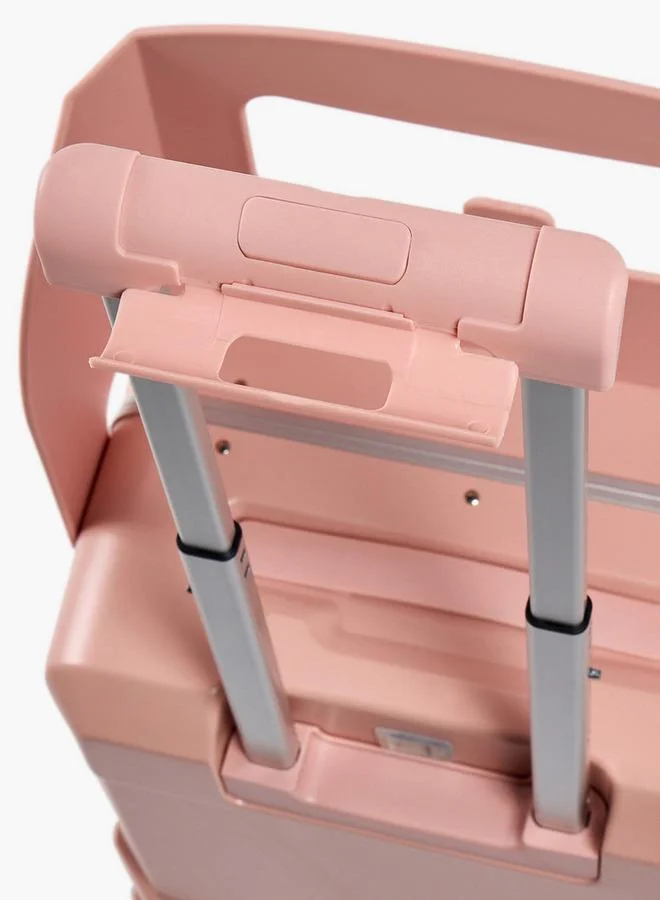 Wave PINK Solid Hardcase Trolley Bag With Retractable Handle for Women | Best Price UAE