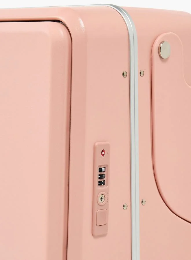 Wave PINK Solid Hardcase Trolley Bag With Retractable Handle for Women | Best Price UAE