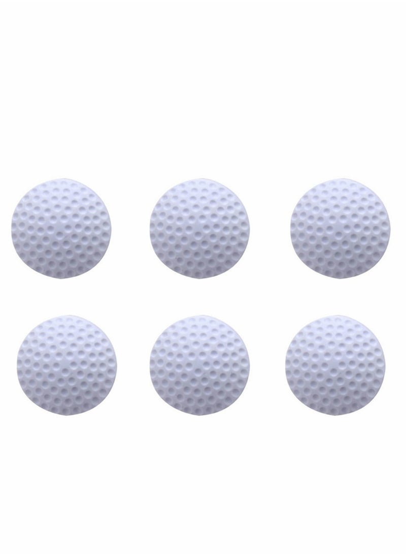 Door Handle Bumper, Self-Adhesive Wall Protector, Door Knob Wall Shield Rubber Buffer Crash Pads Door Stoppers, for Furniture Crafts Glass Table,6 Piece  - Image 1