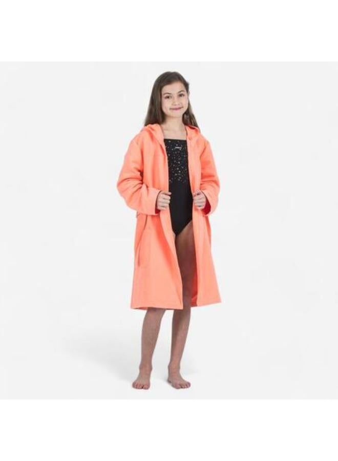 واتكو روب سباحة ميكروفايبر خفيف الوزن للأطفال - برتقالي فاتح - Image 1