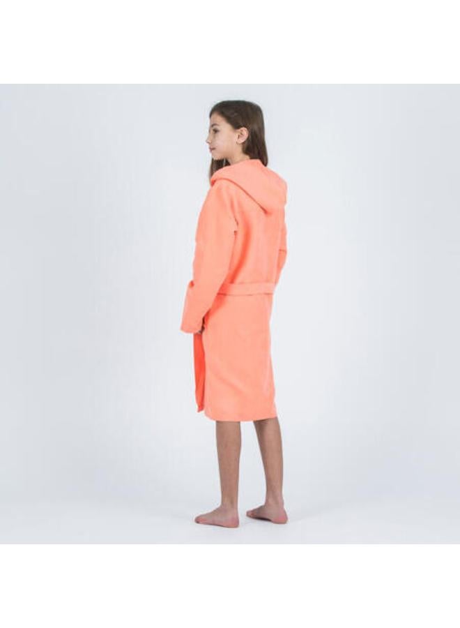 واتكو روب سباحة ميكروفايبر خفيف الوزن للأطفال - برتقالي فاتح - Image 4